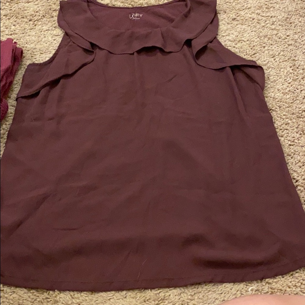 Loft Purple Blouse